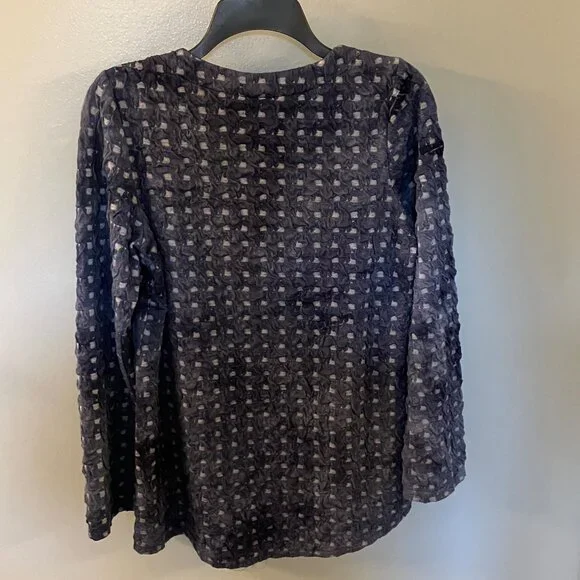 Artex Fashions Waffle Top Blue Medium - Picture 6 of 6